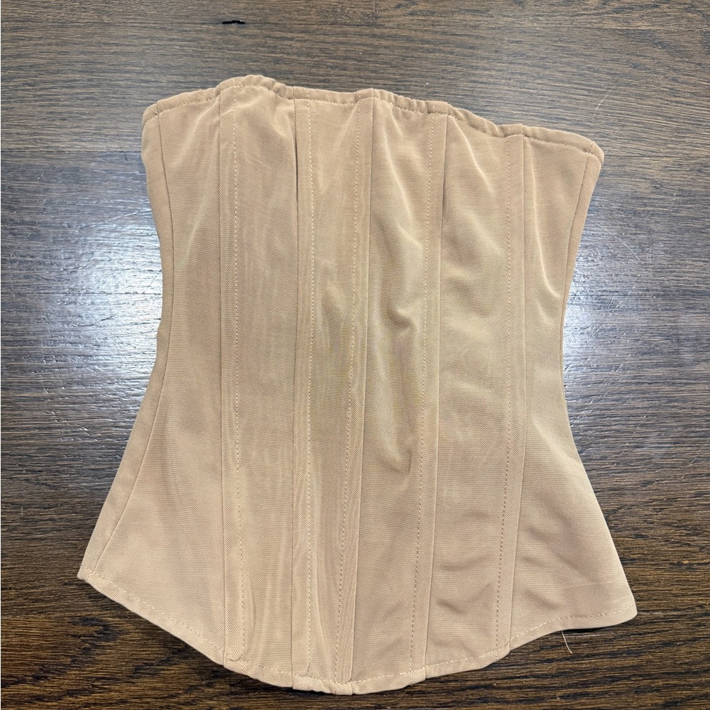 Tan Corset Top